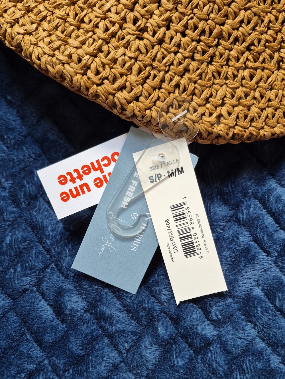 Jillian Harris X Joe Fresh Life At Home Collection Sun Hat SZ S/M, New W Tags - Picture 4 of 7